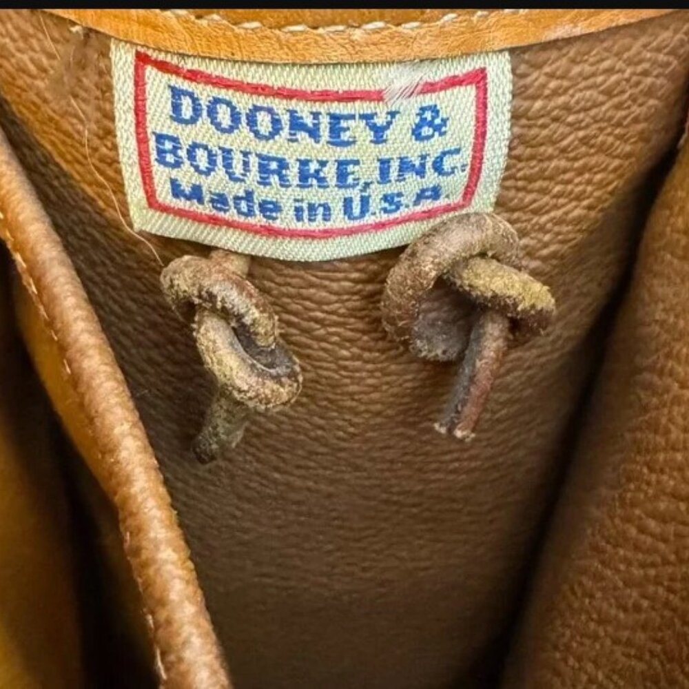 Dooney & Bourke | Vintage Briefcase Messenger Laptop Bag Pebbled Leather Vintage - Picture 9 of 9